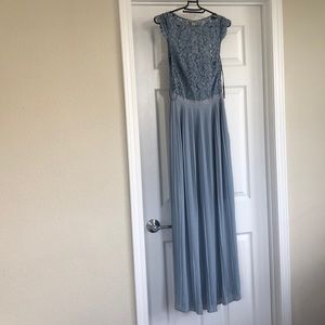 H&M dusty blue dress sz2